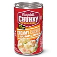 thumbnail image 3 of Chunky Creamy Chicken & Dumplings Soup, 18.8 oz Can- Pack of 3, 3 of 3