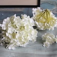 thumbnail image 2 of Cabezas de Artificiales, Cabeza de Seda para de de Boda, , Decoración Floral DIY, Decoración Del Hogar Blanco Baoblaze Flor De Seda De Hortensia, 2 of 8