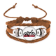 thumbnail image 1 of Bus ciclomotor Pulsera pulsera de cuero Unbranded  M, 1 of 3