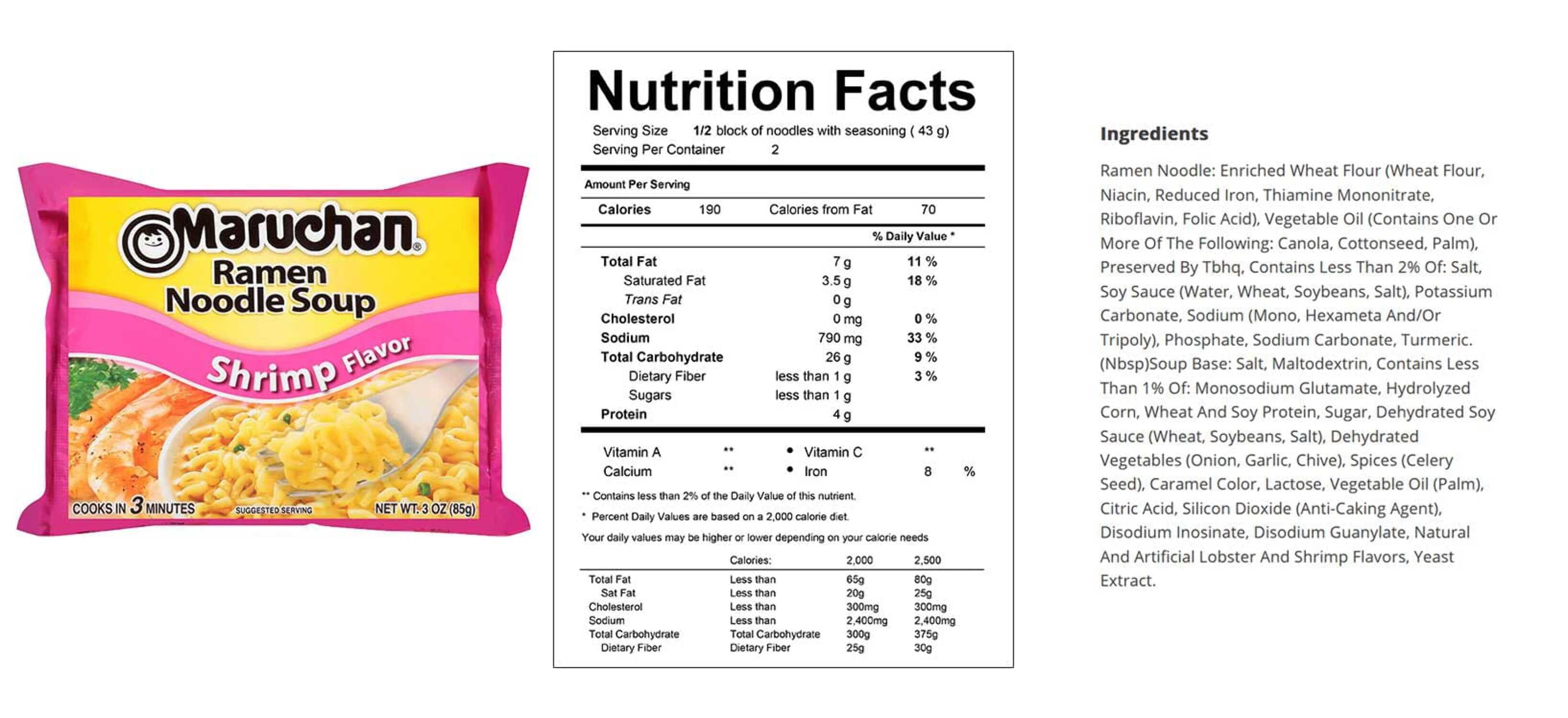 Maruchan Ramen Noodle Soup Variety, 11 Flavors, 3 Ounce, 2 Packages each Flavor, Total 22 Packages