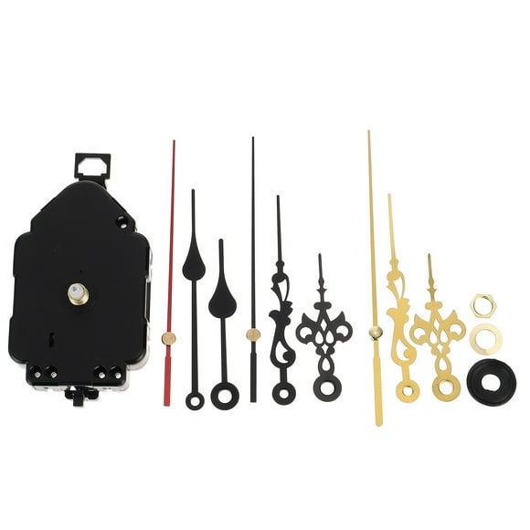 1 Set Non-Ticking Quartz Clock Movement for Wall Clock Use Made of Durable Plastic Assorted Color