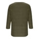 thumbnail image 5 of Mujeres 3/4 Manga Tops Y Blusas Impresas Cuello Redondo Casual Otoño Invierno Blusa, 3/4 Manga Casual Tops para Mujeres, 5 of 7