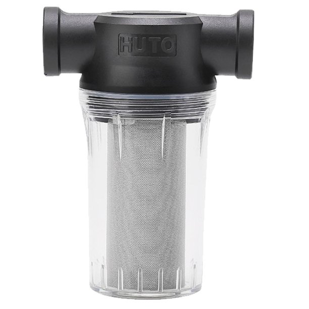 El purificador delantero del grifo filtra el prefiltro de malla 80 transparente para el tanque de agua/torre