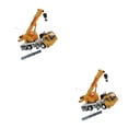 thumbnail image 4 of Ounissouiy 1:24 Camión de juguete con grúa de control remoto con luces intermitentes Juguete para regalo para niños 2piezas grua, 4 of 6