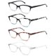 thumbnail image 1 of Gafas de lectura OLOMEE para mujer y mujer con aumento de 0,75, paquete de 4, 1 of 7