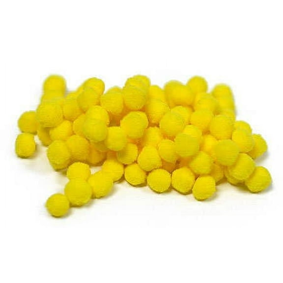 Yellow 1" Pom Pom