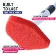 thumbnail image 5 of Replacement Scrubber Refill for WTYYC Extendable Tub Tile Shower Brush for Cleaning Non-Scratch (5X Scrubber Sponge Red), 5 of 7