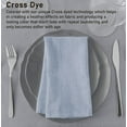 thumbnail image 5 of Ruvanti Cloth Napkins Set of 12, 18x18 Reusable Napkins Cloth Washable, Soft & Durable Table Napkins, Polycotton Chambray Dinner Napkins for Parties, Christmas, Thanksgiving, Weddings - Royal Blue, 5 of 10