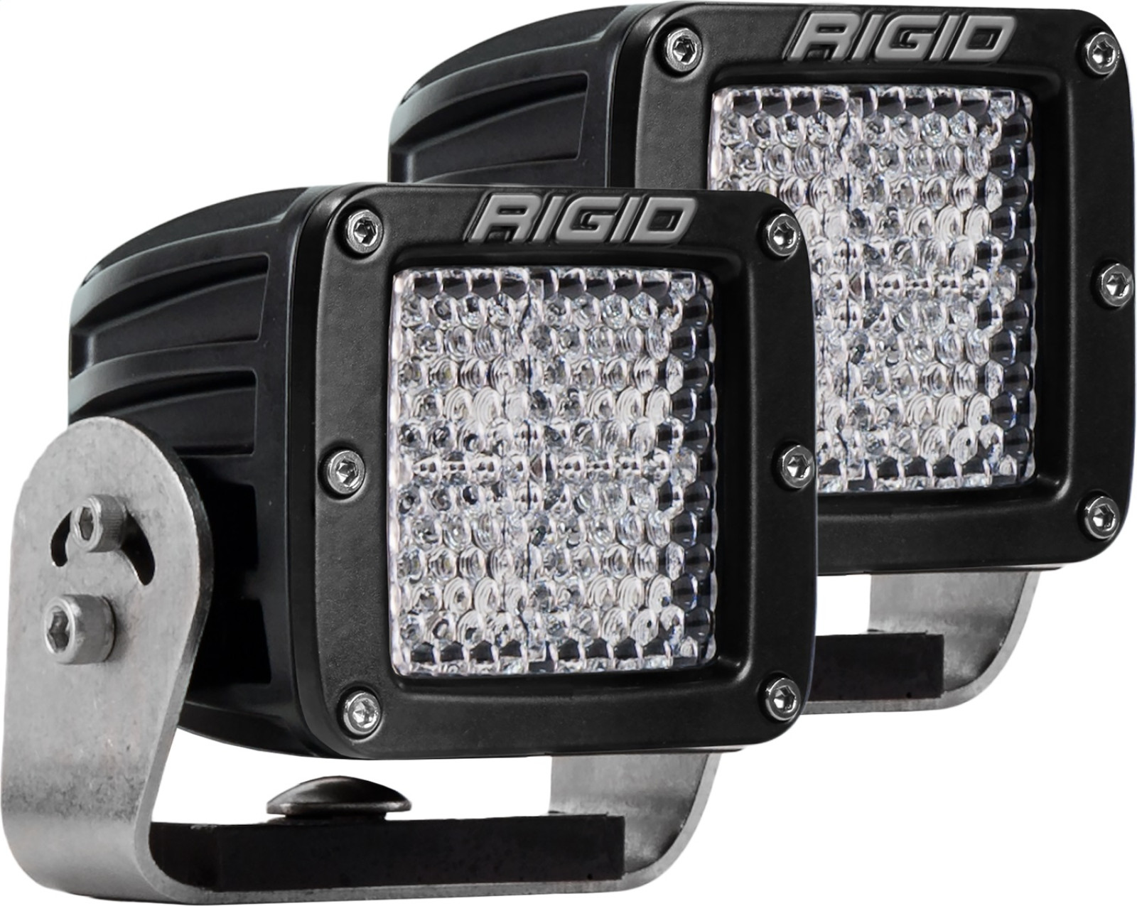 RIGID D-Series PRO LED Light, Diffused Lens, Heavy Duty, Black Housing ...