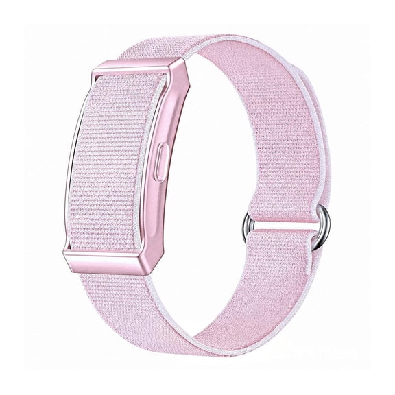 OADUKQ Screenless Smart Fitness Band, 0.42 Oz with Woven Strap and Health Monitoring, Running and Sleep Tracking, Pink