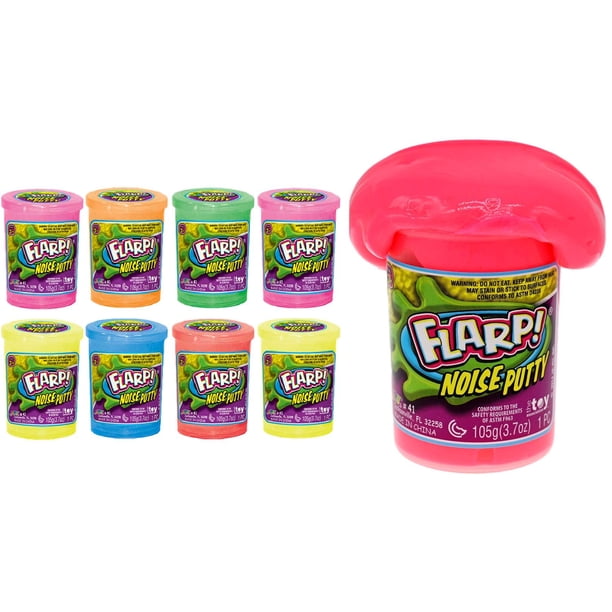 Juego de Slime JA-RU Flarp Ruidoso Paquete de 8 Aromatizados