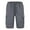 Charcoal, variant on Victorious Men's Heavyweight Fleece Cargo Shorts, Up to 6X
