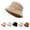 Beige, variant on Vorkoi Women Winter Bucket Hat Vintage Cloche Hats Warm Faux Fur Wool Outdoor Fisherman Cap