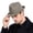 Gray#60, variant on Men's Solid Felt Fedora Trilby Hat with Band, Smooth Structured Brim Winter Dress Cap for Suits Coats Casual Events