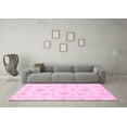 thumbnail image 3 of Ahgly Company Indoor Round Oriental Pink Traditional Area Rugs, 4' Round, 3 of 4