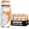 Rockstar Pure Zero Orange Energy Drink, 16 Fl Oz, 12 Pack Cans (Packaging May Vary)