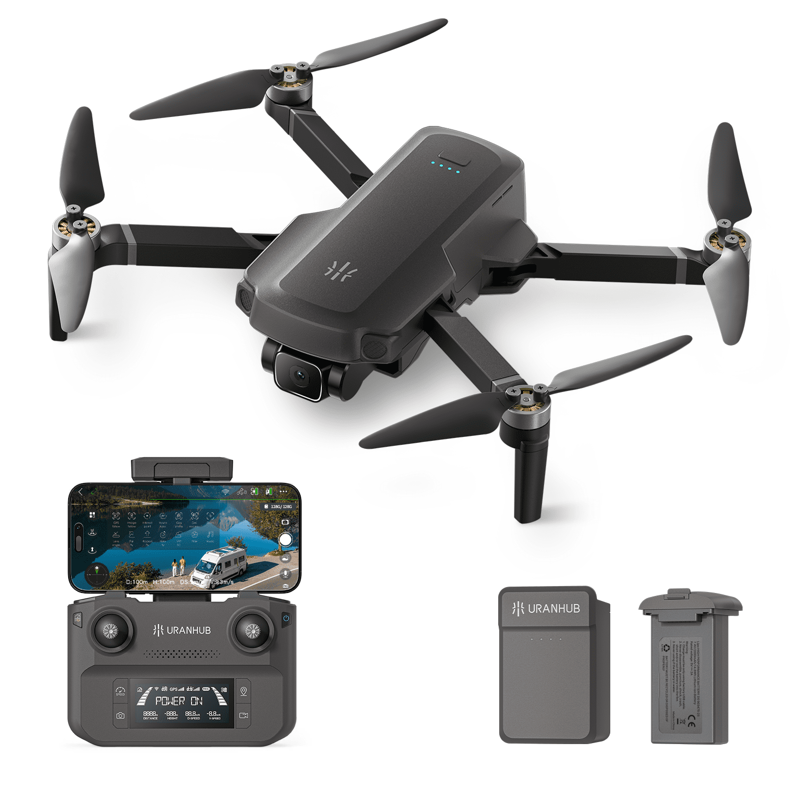 ホビーラジコン Potensic ATOM SE Potensic ATOM SE GPS Drone, 4K Camera, 62 Mins Flight, RC