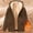 Brown, variant on Jjayotai Hoodies for Men Clearance, Full Zip Up Sherpa Lined Sports Sweatshirts, Mens Winter Fleece Fabric Jacket with Pocket Black XXXL