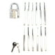 thumbnail image 4 of Juego de ganzúas, kit de selección de cerraduras de seguridad, herramienta profesional de reparación de cerraduras de cerrajero para principiantes, 4 of 10