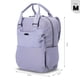 thumbnail image 3 of TOTTO Mochila Mediana - Reforzada para Mujer Porta Laptop 14 con Bolsillo Secreto | Escuela - Oficin purpura M, 3 of 7
