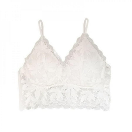 

[BRAND Cleance Sale!]Female Wrapped Chest Bras Nice With Chest Pad Bralette Maple Leaf Womens Soild Color Bra Push Up Brassiere