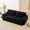 Black, variant on CKEASEAN 82" Corduroy Boneless Loveseat Couch, Modern 2-Seater Modular Sectional Sofa with Tufted Design & Memory Foam, No Assembly Required, Comfy Deep Seat Cloud Couch for Living Room, Bedroom