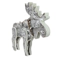 thumbnail image 2 of Northlight Natural Wood Standing Christmas Moose Figure - 16" - Gray, 2 of 3
