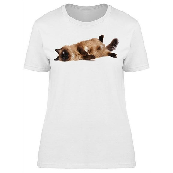 Cute Kitty Rolling T-Shirt Women -Image by Shutterstock, Female Small