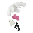 thumbnail image 1 of Conjunto de ropa para muñecas BJD 1/6, juguete de simulación, accesorios de bricolaje, utilería para fotos de escena, lindo blanco, 1 of 9