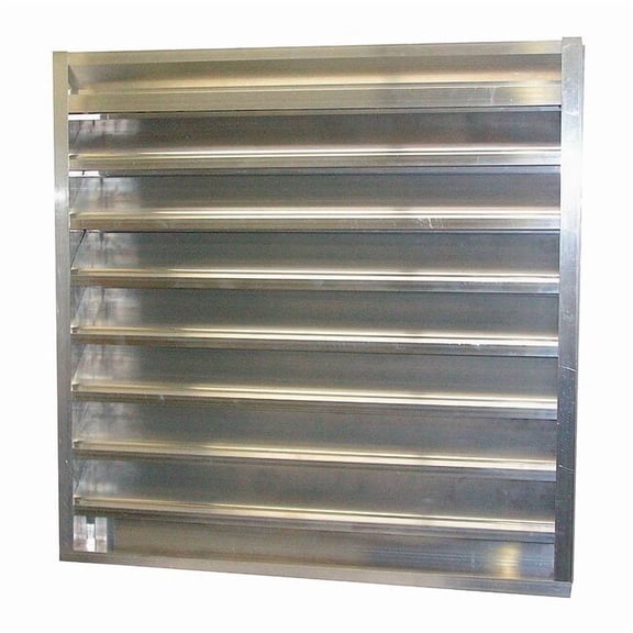 Combo Louver Damper,Adj,47-1/2 H,Alum 5NKJ1