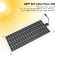 thumbnail image 4 of Cargador De Panel Solar, Encendedor De Cigarrillos Kit De Panel Solar 30W 12V Policristalino Para Senderismo Al Aire Libre, 4 of 7