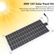 thumbnail image 4 of Cargador De Panel Solar, Panel Solar Portátil De Alta Eficiencia De Conversión 30W 12V Policristalino De Baja Eficiencia De Luz Con Clip De Batería Para Exteriores Para, 4 of 7