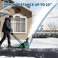 thumbnail image 3 of Snow Blower - Brushless Motor 20" Width 180° Rotating Chute Walkways Driveways Snow Thrower Blaster Dual LED Lights (20 Inch Cordless), 3 of 8