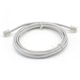 thumbnail image 5 of 50 FT White RJ11 Modular Telephone Extension Cord with High Flexibility, 5 of 5