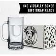 thumbnail image 5 of Etched Monogram 16oz Glass Beer Mug (Letter U), A-Z Customized Beer Gifts for Men, Personalized Beer Glasses, Custom Engraved Birthday Gifts for Him, Initial, Name, Husband Dad, Regalos Personalizados, 5 of 7
