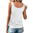 thumbnail image 7 of Womens Tank Tops, 2 Pack Summer Tank Tops for Women 2025, Sleeveless U Neck Loose Button Casual Henley Tops Shirts, 7 of 7