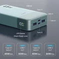 thumbnail image 3 of JUOVI 20000mAh Power Bank Portable with LED Display Charger，Compatible with iPhone 15/14/13/12 Pro/Pro Max & Samsung（Blue）, 3 of 9
