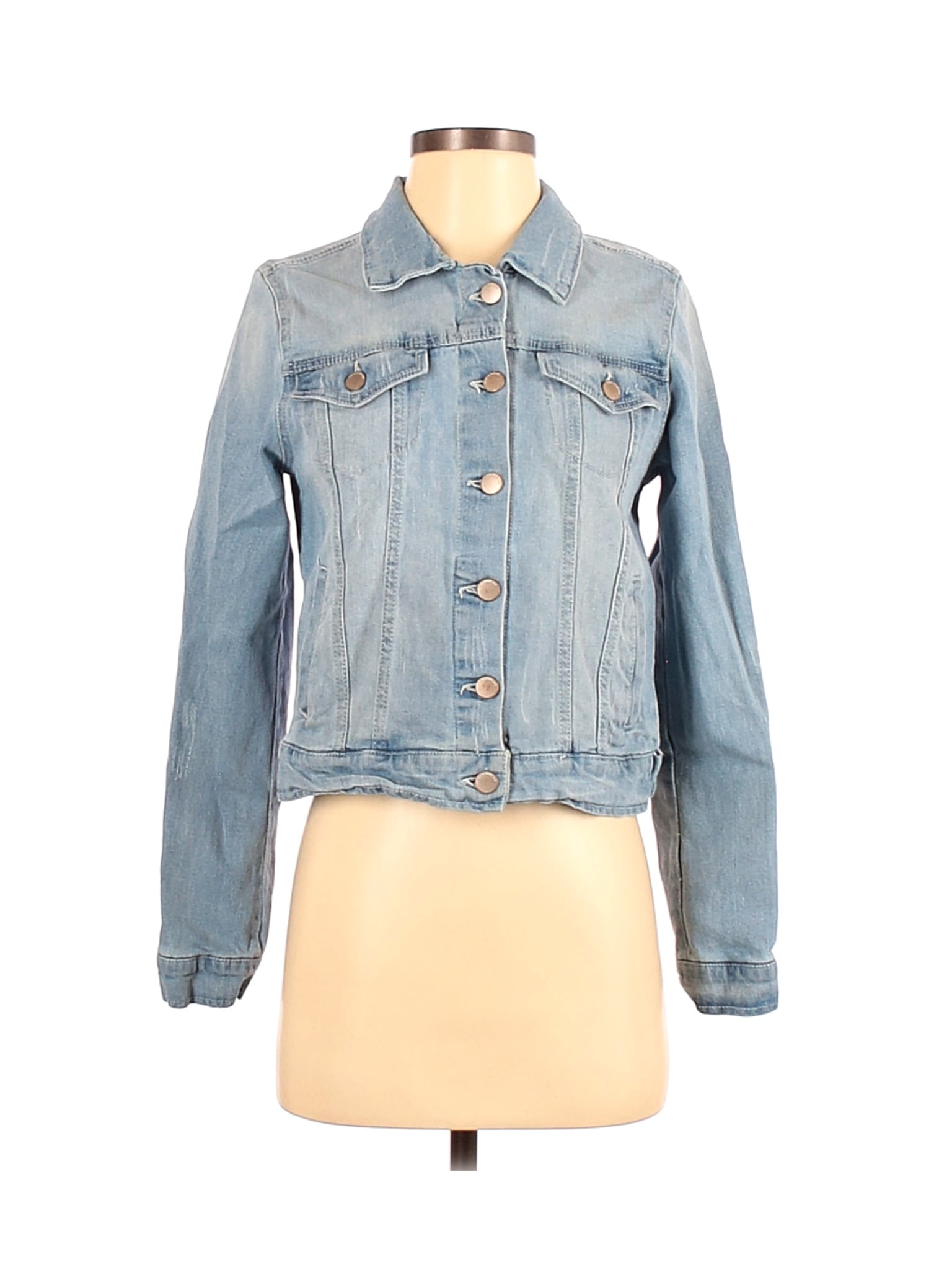 ashley vintage charm denim jacket with hood