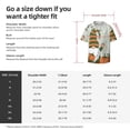 thumbnail image 2 of Cauagu Gnome Holding A Pumpkin Men's Short Sleeve Button Down Hawaiian Shirt for Men Bowling Shirts Casual Summer Beach Shirt,Small, 2 of 6