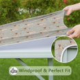 thumbnail image 6 of Labrador Dog Square Fitted Tablecloth with Elastic Edge,Square Table Cover,Washable Elastic Table Cover for Home Kitchen Party Decor 36"x36", 6 of 6