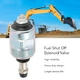thumbnail image 3 of Isuzu Excavator B3.3 Stainless Steel Engine Stop Valve Fuel Shut Off Solenoid Valve Standard Connector, 3 of 7