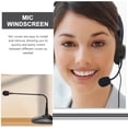 thumbnail image 5 of DEEPCRAFF Microphone Windscreen for Public Speaking Engagements 10Pcs 1.2x0.9In, 5 of 8