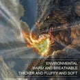 thumbnail image 7 of Qxltty Flaming Giant Werewolf Pattern Soft Cozy Fluffy Blankets for Couch Sofa Chair Bed Camping Picnic Travel Lightweight Bed 50×60inch, 7 of 7