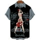 thumbnail image 5 of Camisa de manga corta casual y de moda para hombre con estampado 3D de belleza de vacaciones hawaianas con botones en el cuello, talla grande, 5 of 5