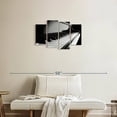 thumbnail image 2 of Elephant Stock Piano Keys Wall Art - Horizontal Multi Panel Canvas - Living Room Wall Decor - Music Multi Panel - Black And Gray Decor - 30" x 18", 2 of 4