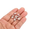thumbnail image 4 of Unique Bargains 8mm Spacer Beads, 100pcs Bead Spacers Rhinestone Round Bulk Beads for Jewelry Making, Pink, 4 of 5