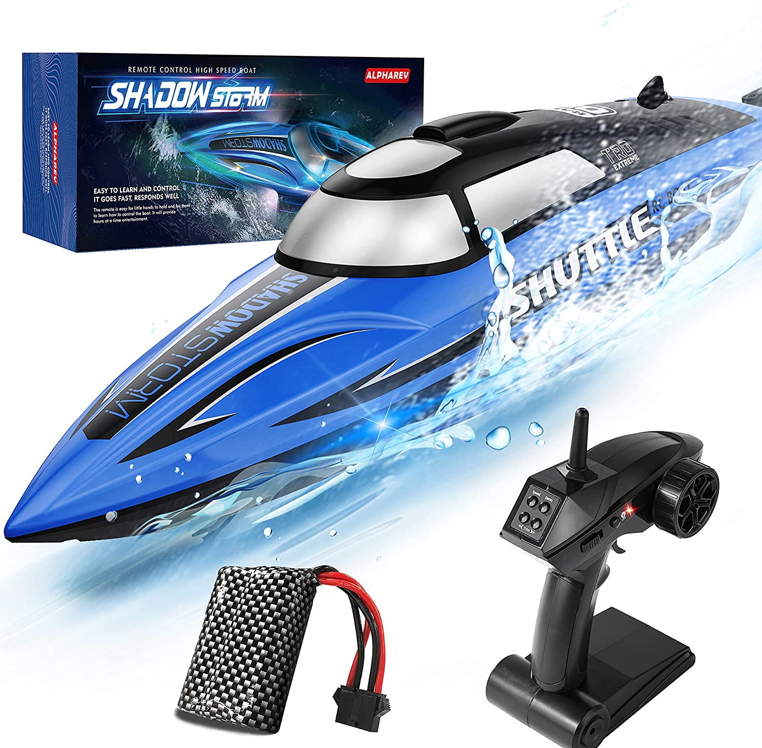 Details about   RC Motorboat RC Boat High Speed Remote Control For Pools Lakes 2.4Ghz Toy Gifts 