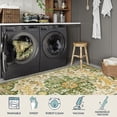 thumbnail image 4 of Bohemian Floral Medallion Area Rug - 3x5 Soft Rug for Bedroom Living Room Mat, Cute Washable Indoor Floor Throw Carpet for Office Entry Way Apartment Dressing Room RV, Yellow/Green/Multi, 4 of 8