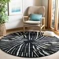 thumbnail image 2 of SAFAVIEH Soho Addison Bursting Wool Area Rug, Black/Multi, 7'6" x 9'6", 2 of 6