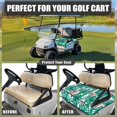 thumbnail image 4 of Whosucclay USA Golf Ball Anti-Scratch Golf Cart Seat Cover With 4 Storage Pockets for EZGO Yamaha Club Car Icon, Breathable Golf Cart Seat Cushion, 4 of 7